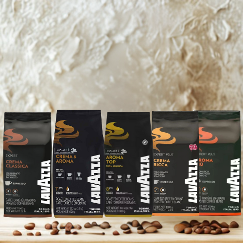 5 x 1 kg Café en grain - Pack découverte - LAVAZZA