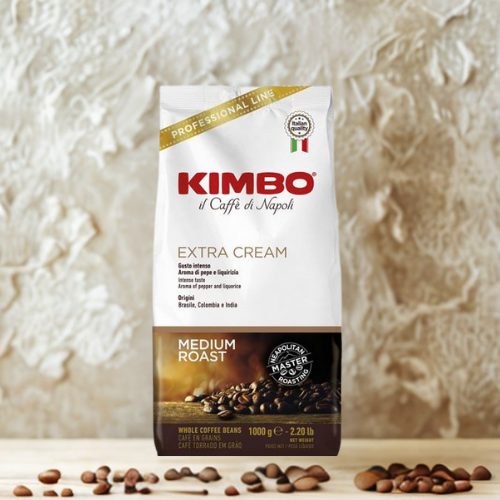1 kg Café en grain EXTRA CREAM - KIMBO