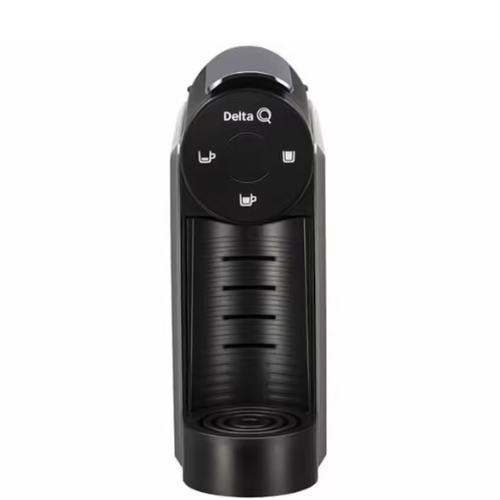 Machine à café capsules Delta Q Mini Qool - Grise + 120 capsules Delta Q offertes