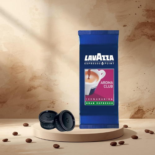 100 Capsules Espresso Point Aroma Club Gran Espresso - LAVAZZA