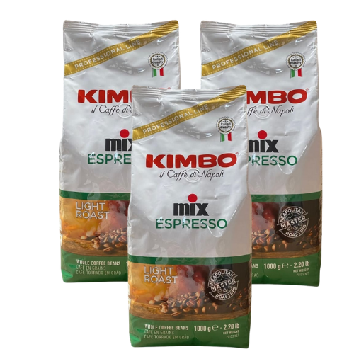 3 x 1 kg Café en grain ESPRESSO MIX - KIMBO