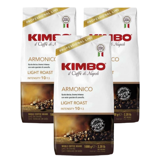 3 x 1 kg Café en grain (Espresso Vending) ARMONICO - KIMBO