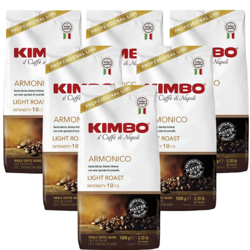 6 x 1 kg Café en grain (Espresso Vending) ARMONICO - KIMBO