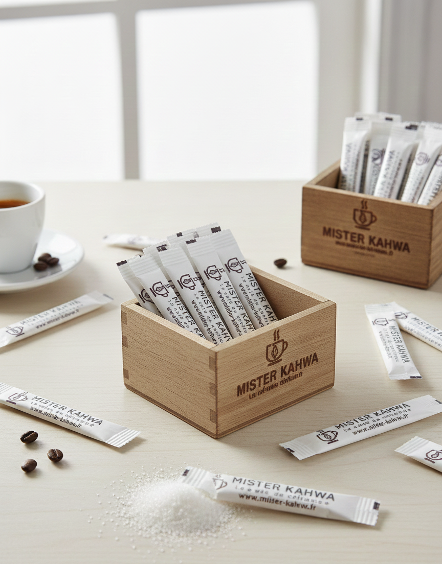 Lot Bûchettes de Sucres - 750 bûchettes - Mister Kahwa