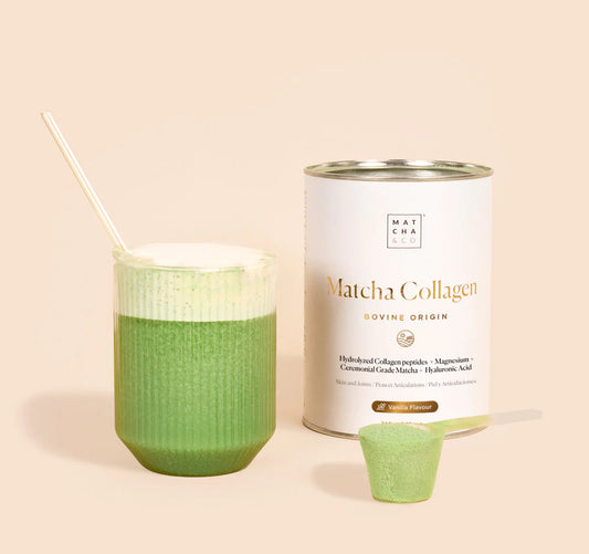 Collagène Matcha avec Magnésium & Acide Hyaluronique – 300 g - Matcha & CO