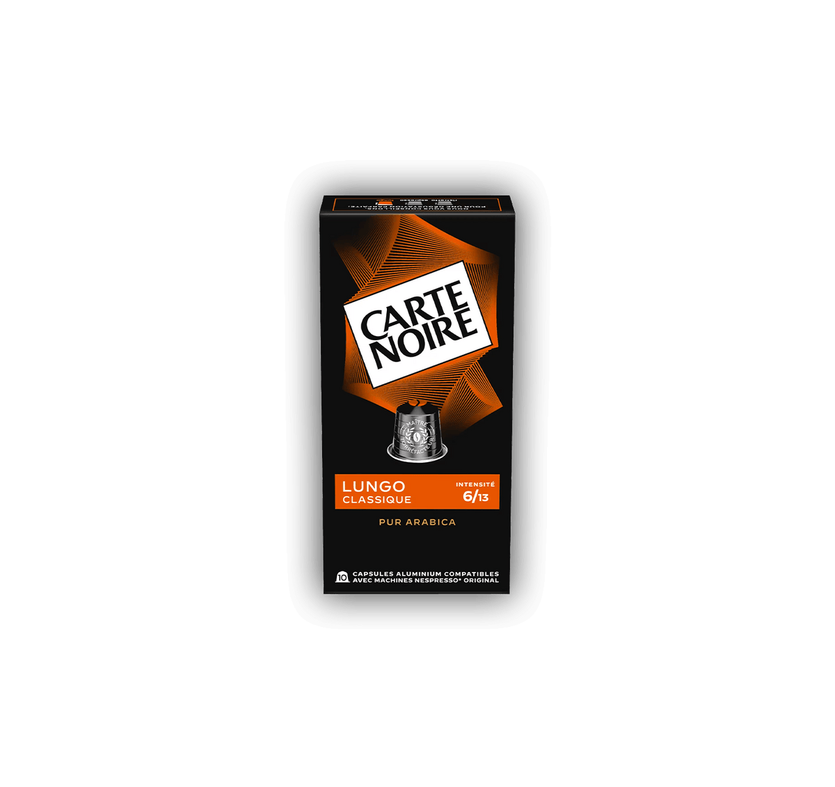 Carte Noire Lungo Classique – Intensité 6 – 30 capsules compatibles Nespresso®