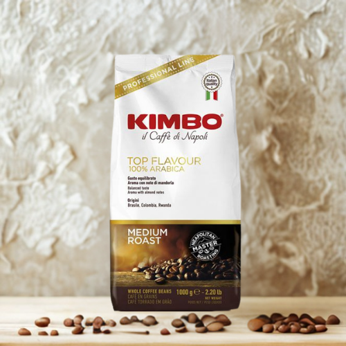 6 x 1 kg Café en grain Top Flavour - KIMBO