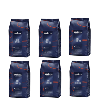 6 x 1 kg Café en grain GRAN ESPRESSO - LAVAZZA