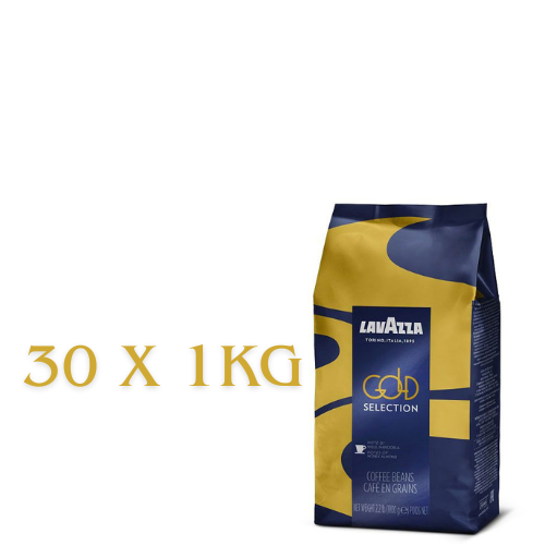 30 x 1 kg Café en grain GOLD SELECTION  - LAVAZZA