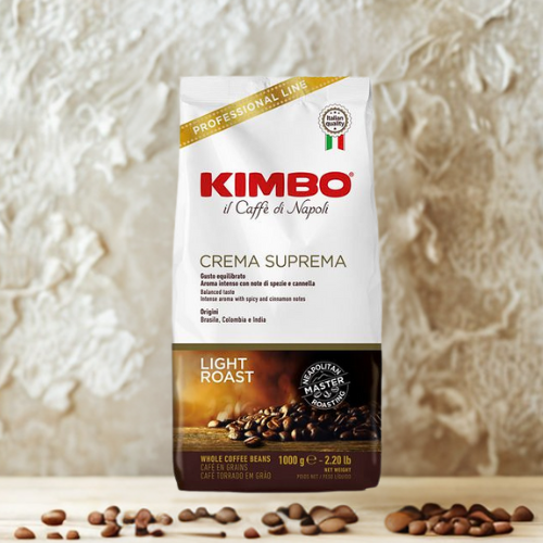 1 kg Café en grain Crema Suprema - KIMBO