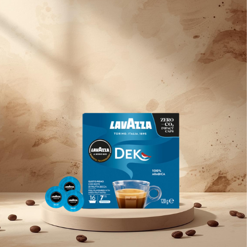 80 capsules café A Modo Mio Dek - LAVAZZA