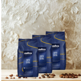3 kg Café en grain Super Crema - LAVAZZA
