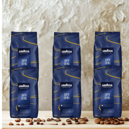6 kg Café en grain Super Crema - LAVAZZA