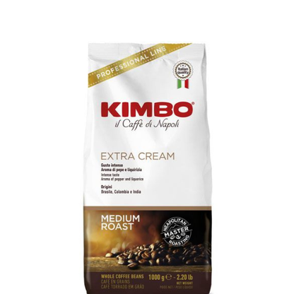 1 kg Café en grain EXTRA CREAM - KIMBO