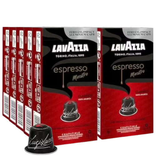 100 capsules Aluminium compatibles Nespresso* Original Maestro Classico - LAVAZZA