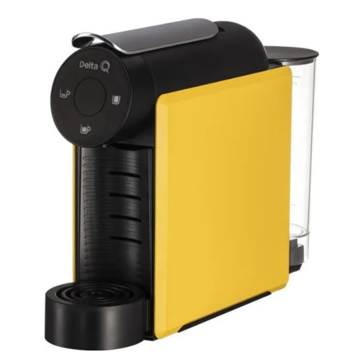 Machine à café capsules Delta Q Mini Qool - Jaune + 120 capsules Delta Q offertes
