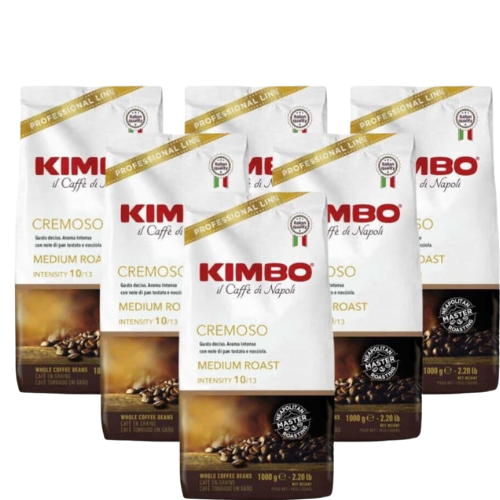 6 x 1 kg Café en grain CREMOSO - KIMBO