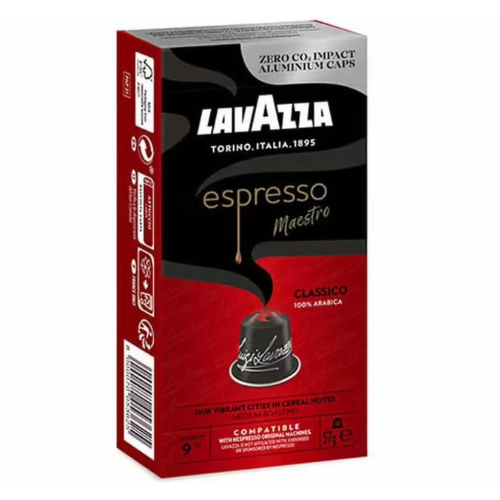 100 capsules Aluminium compatibles Nespresso* Original Maestro Classico - LAVAZZA