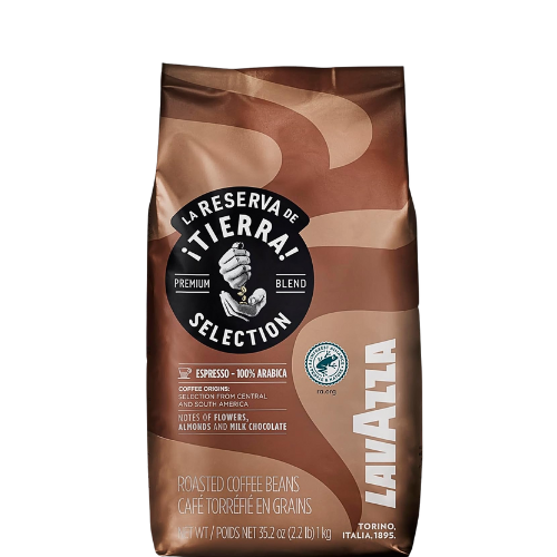 1 kg Café en grain Tierra Sélection - LAVAZZA