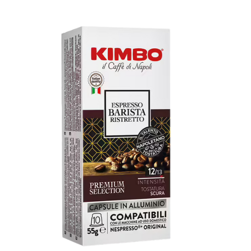 10 capsules compatibles Nespresso* Original Espresso barista ristretto - KIMBO