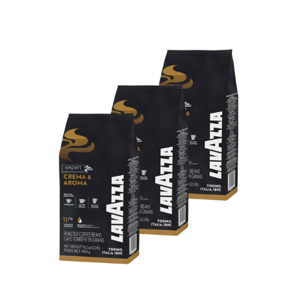 3x1 kg Café en grain Crema & Aroma - LAVAZZA
