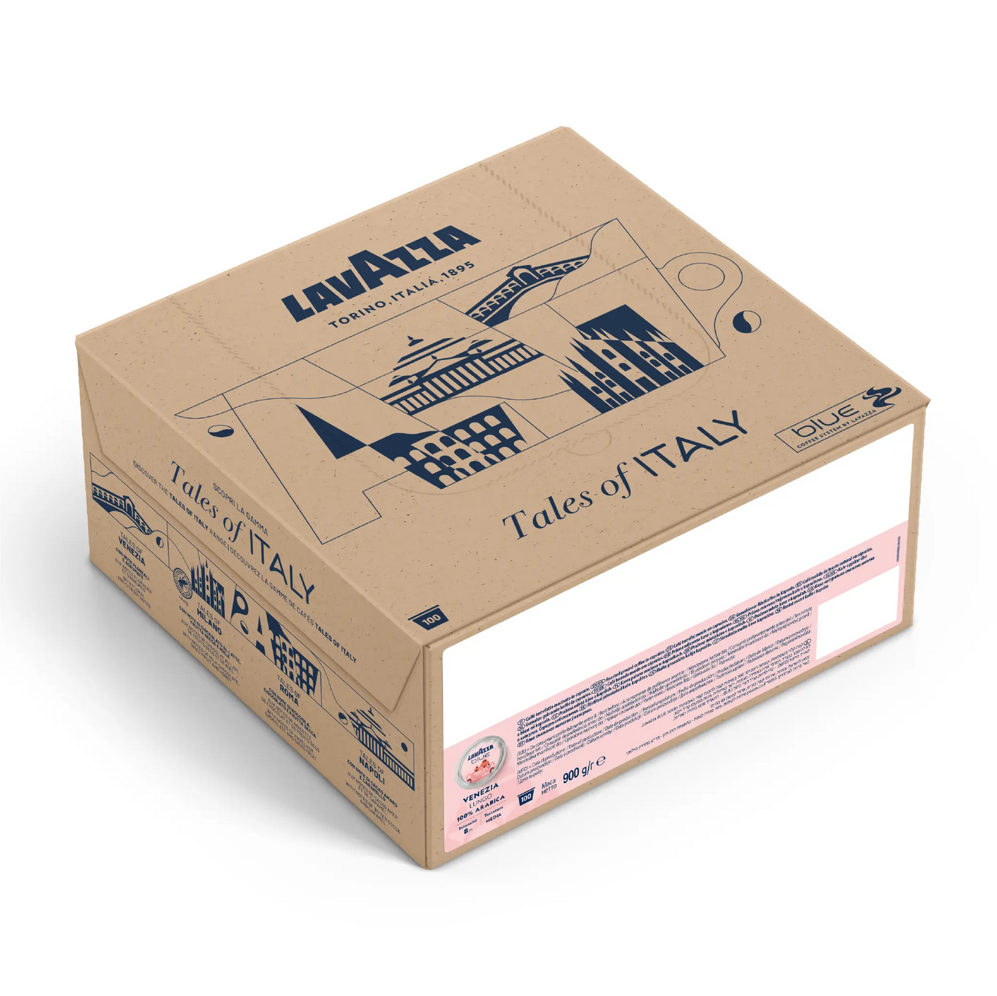 100 Capsules BLUE TALES OF VENEZIA LUNGO - Lavazza