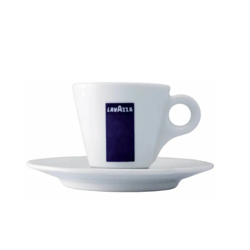 12 Tasses et sous-tasses Espresso Porcelaine 70ml - Lavazza