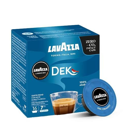 16 capsules café A Modo Mio Dek - LAVAZZA