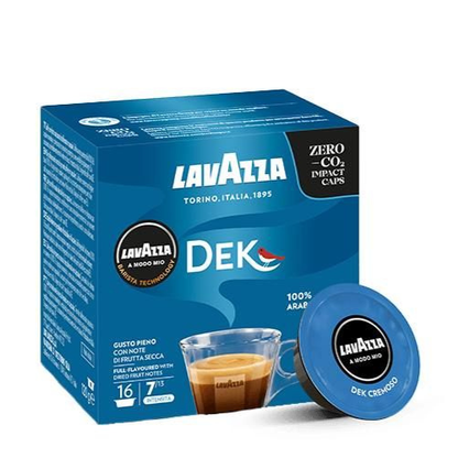 16 capsules café A Modo Mio Dek - LAVAZZA