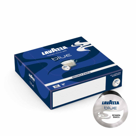 50 Capsules BLUE Bevanda Bianca-Lait en poudre  - LAVAZZA