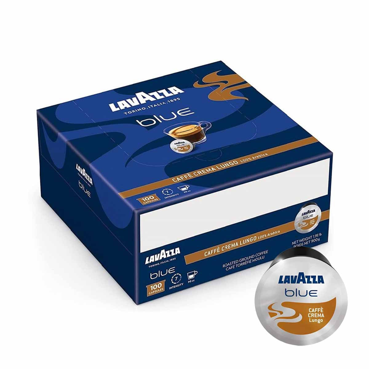 100 Capsules BLUE CREMA Lungo  - LAVAZZA