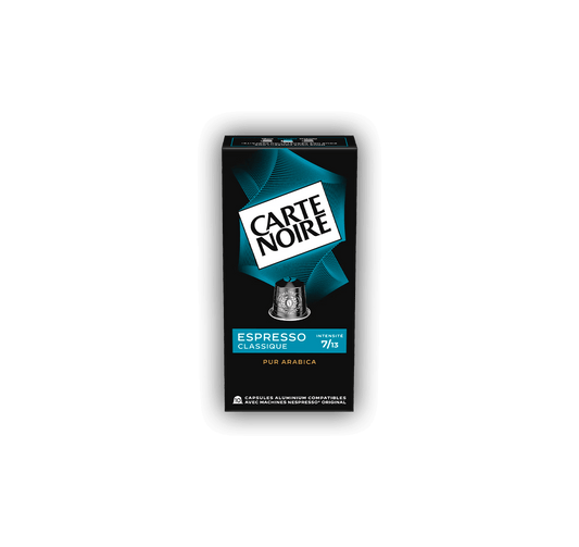 Carte Noire Espresso Classique – Intensité 7 – 30 capsules compatibles Nespresso®