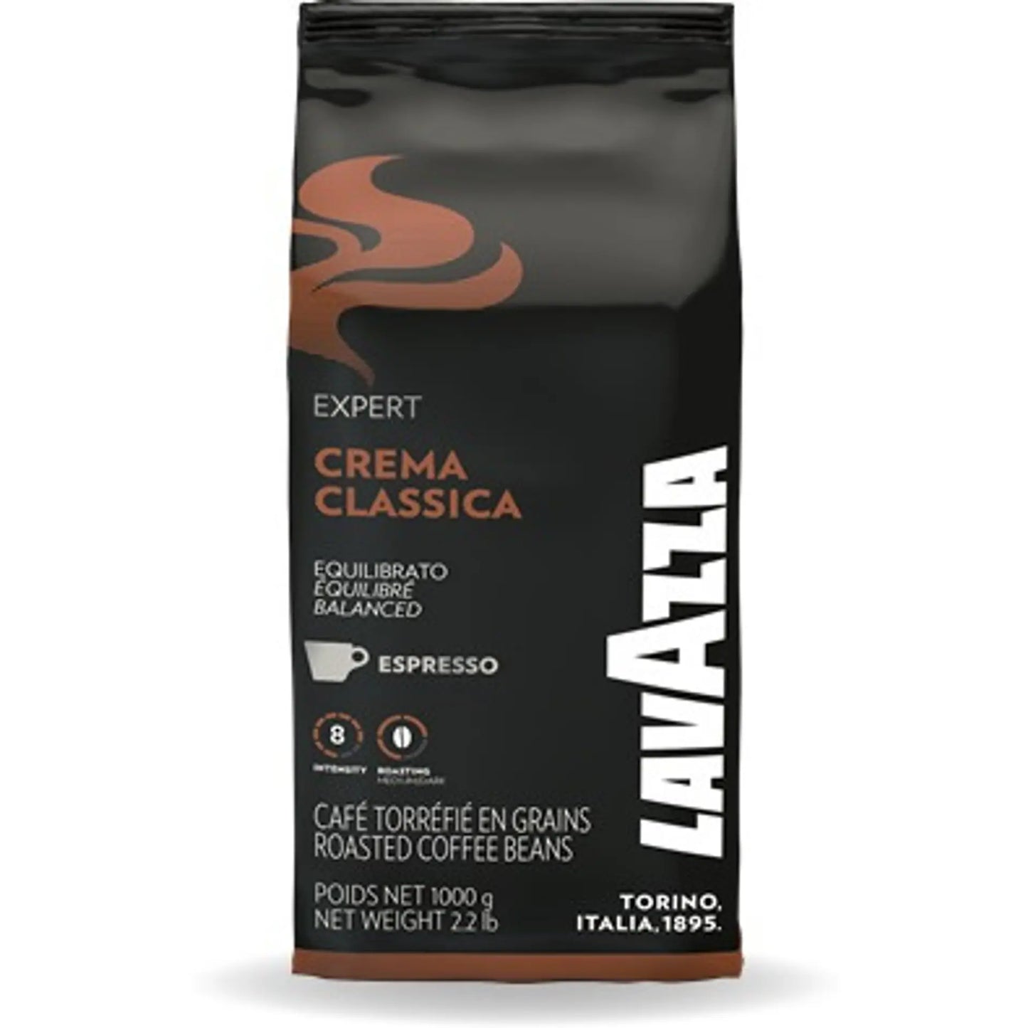 1 kg Café en grain Crema Classica  - LAVAZZA