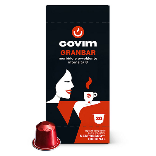 30 capsules compatibles Nespresso* Original Granbar- COVIM