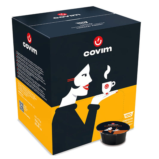 600 Capsules Orocrema - COVIM compatibles avec le système Lavazza Firma