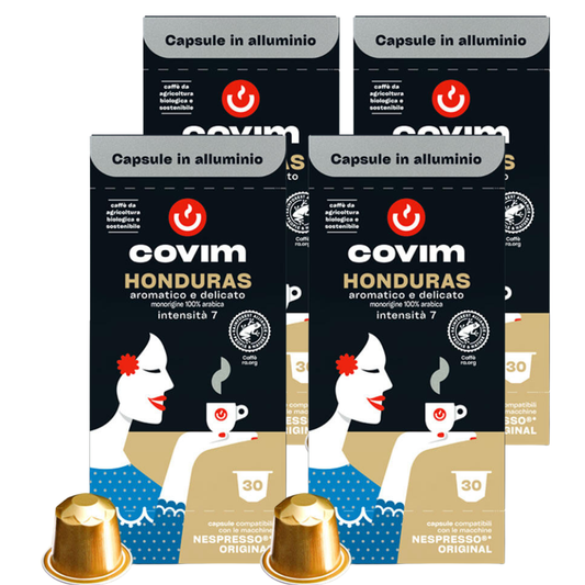 4 x 30 capsules compatibles Nespresso* Original Honduras- COVIM