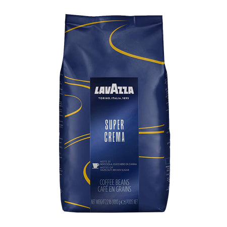 1 kg Café en grain Super Crema - LAVAZZA