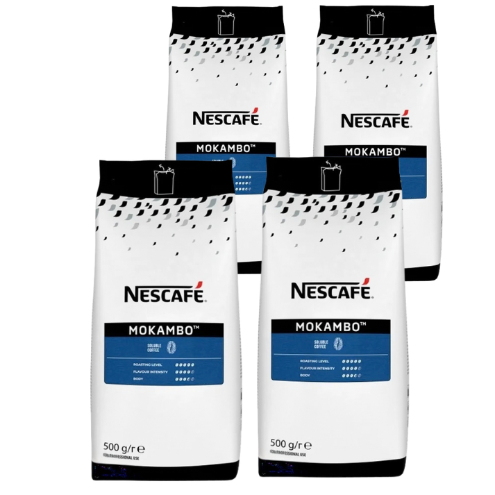 4 x 500g Café soluble Mokambo Tradicion – Nescafé®