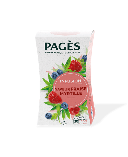 Infusion Saveur Fraise Myrtille-PAGÈS