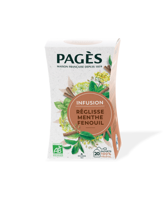 Infusion Réglisse Menthe Fenouil-PAGÈS
