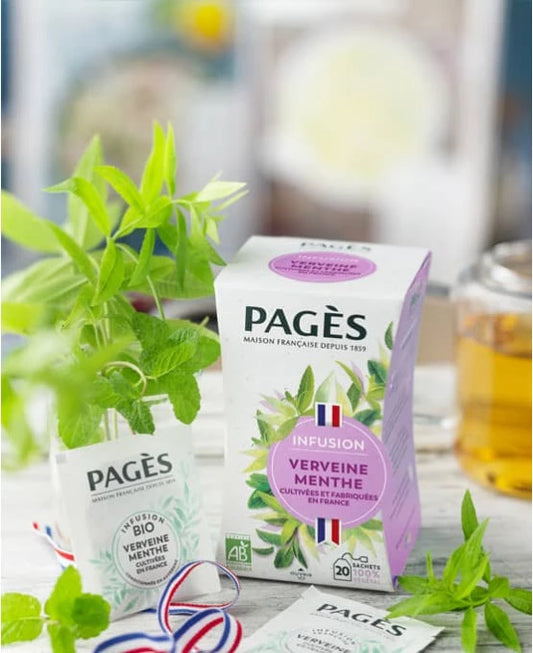 Infusion Verveine Menthe française-PAGÈS