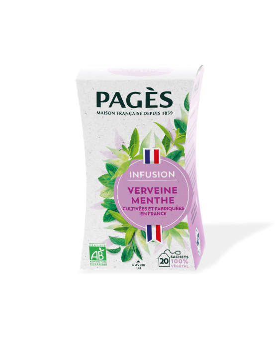 Infusion Verveine Menthe française-PAGÈS