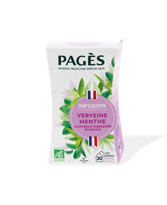 Infusion Verveine Menthe française-PAGÈS